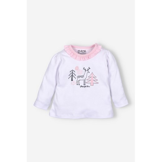 Bluzka niemowlęca z bawełny organicznej dla dziewczynki ze sklepu 5.10.15 w kategorii Kaftaniki i bluzki - zdjęcie 169726961