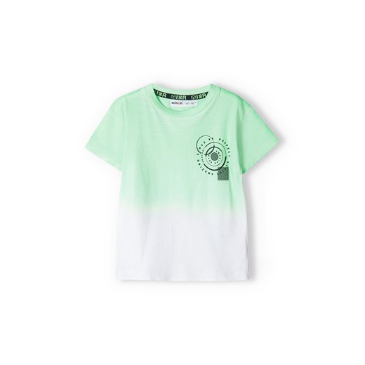 Bawełniany t-shirt dla małego chłopca z nadrukiem ze sklepu 5.10.15 w kategorii T-shirty chłopięce - zdjęcie 169727573