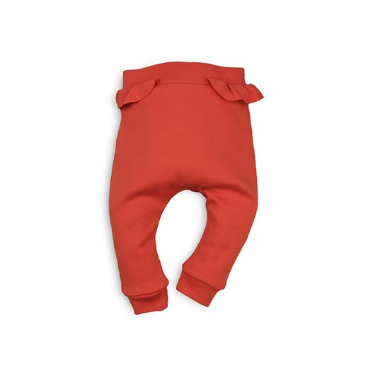 Spodnie niemowlęce z bawełny organicznej czerwone Nini 98 5.10.15