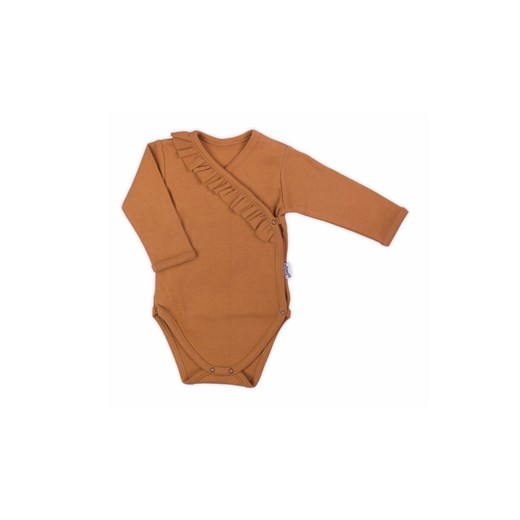 Body kopertowe z długim rękawem i falbanką ze sklepu 5.10.15 w kategorii Body niemowlęce - zdjęcie 169727712