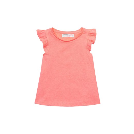 Różowa bluzka dzianinowa dziewczęca z falbankami ze sklepu 5.10.15 w kategorii Bluzki dziewczęce - zdjęcie 169727784