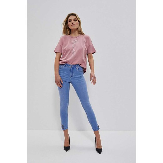 Spodnie jeansowe damskie niebieskie S okazyjna cena 5.10.15