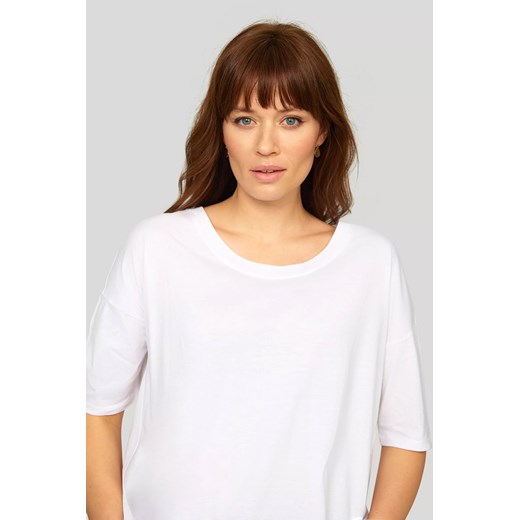 T-shirt damski z krótkim rękawem - biały Greenpoint 42 5.10.15 wyprzedaż