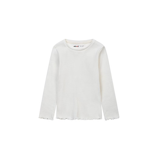 Kremowa bluzka dla dziewczynki z długim rękawem ze sklepu 5.10.15 w kategorii Bluzki dziewczęce - zdjęcie 169728420
