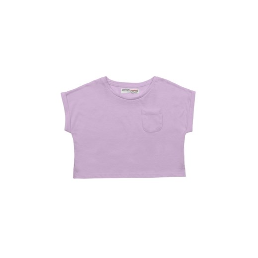 Liliowy top dla niemowlaka z kieszonką ze sklepu 5.10.15 w kategorii Koszulki niemowlęce - zdjęcie 169728422