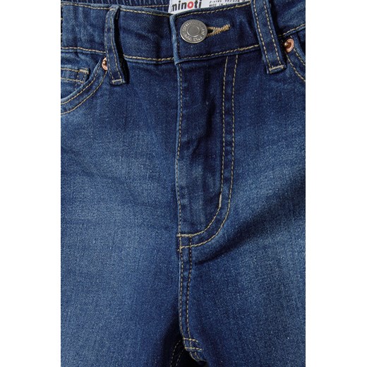 Dziewczęce jeansy o kroju joggerów z mankietami u dołu Minoti 122/128 5.10.15 okazyjna cena