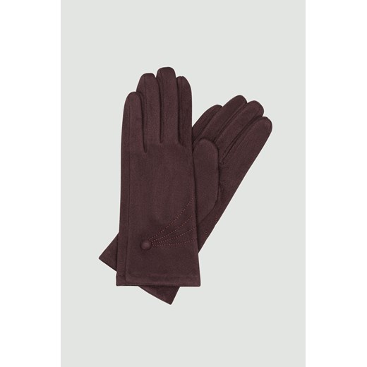 Rękawiczki damskie - brązowe ze sklepu 5.10.15 w kategorii Rękawiczki damskie - zdjęcie 169728631