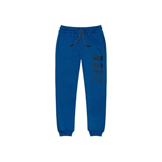 Niebieskie spodnie dresowe dla niemowlaka ze sklepu 5.10.15 w kategorii Spodnie i półśpiochy - zdjęcie 169729933