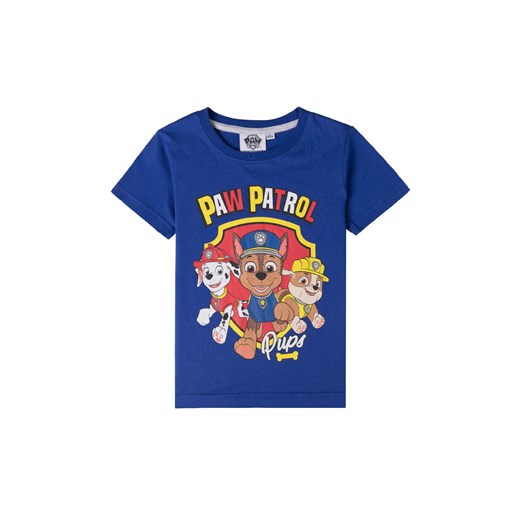 Niebieski t-shirt dla chłopca bawełniany Psi Patrol ze sklepu 5.10.15 w kategorii T-shirty chłopięce - zdjęcie 169730400