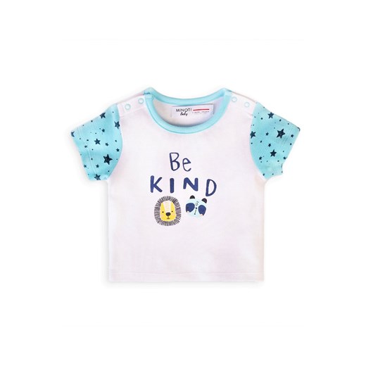 Bawełniana koszulka dla niemowlaka- Be kind ze sklepu 5.10.15 w kategorii Koszulki niemowlęce - zdjęcie 169731023