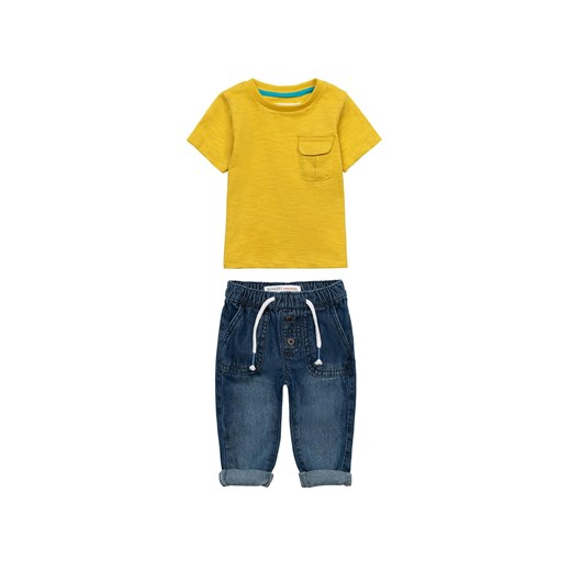 Komplet niemowlęcy- t-shirt i spodnie jeansowe Minoti 80/86 5.10.15
