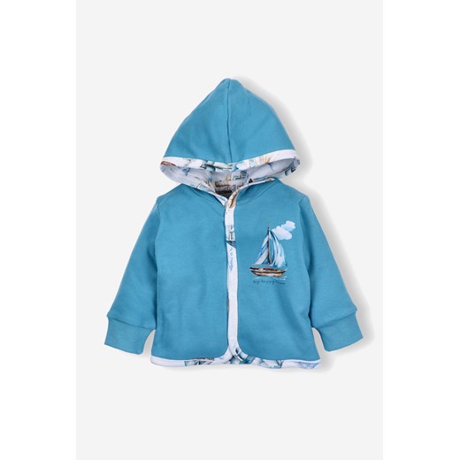 Bluza niemowlęca z bawełny organicznej dla chłopca ze sklepu 5.10.15 w kategorii Kombinezony i kurtki - zdjęcie 169731203
