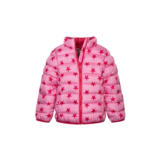 Niemowlęca kurtka różowa ocieplana ze stójką w gwiazdki ze sklepu 5.10.15 w kategorii Kurtki dziewczęce - zdjęcie 169731403