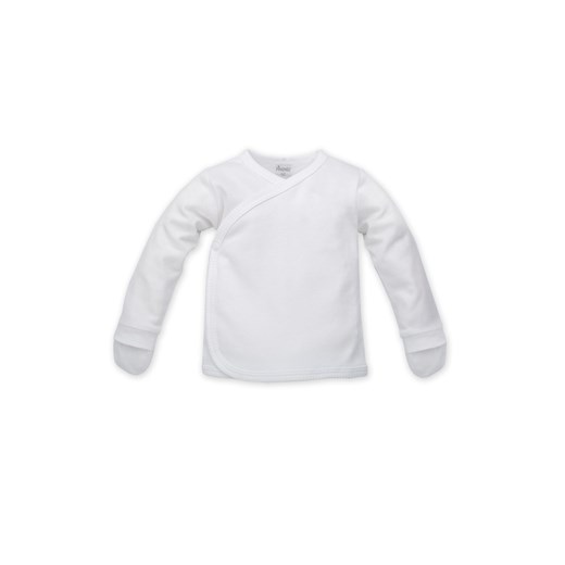 Kaftanik kopertowy niemowlęcy biały- bawełniany ze sklepu 5.10.15 w kategorii Kaftaniki i bluzki - zdjęcie 169731670