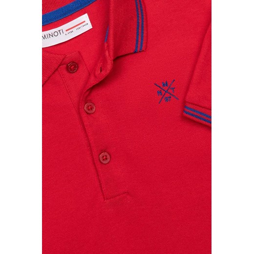 T-shirt niemowlęcy czerwony polo Minoti 86/92 5.10.15