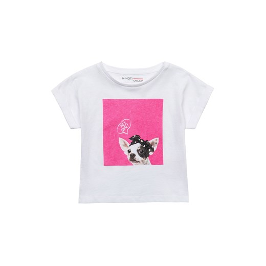 Biały t-shirt bawełniany dla niemowlaka z nadrukiem ze sklepu 5.10.15 w kategorii Koszulki niemowlęce - zdjęcie 169732313