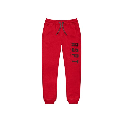 Czerwone spodnie dresowe dla niemowlaka ze sklepu 5.10.15 w kategorii Spodnie i półśpiochy - zdjęcie 169732413