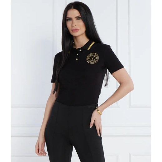 Versace Jeans Couture Polo | Regular Fit ze sklepu Gomez Fashion Store w kategorii Bluzki damskie - zdjęcie 169732430