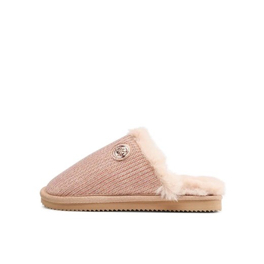 MICHAEL Michael Kors Kapcie Janis Slipper 40F1JAFA2D Złoty Michael Michael Kors 36 okazja MODIVO