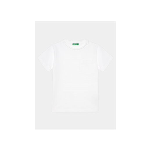United Colors Of Benetton T-Shirt 3D56C10HX Biały Regular Fit ze sklepu MODIVO w kategorii T-shirty chłopięce - zdjęcie 169733861
