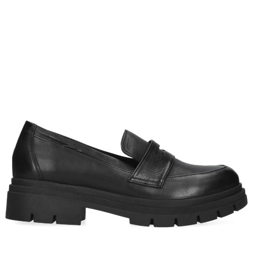 Czarne loafersy Xana ze sklepu Konopka Shoes w kategorii Mokasyny damskie - zdjęcie 169734323
