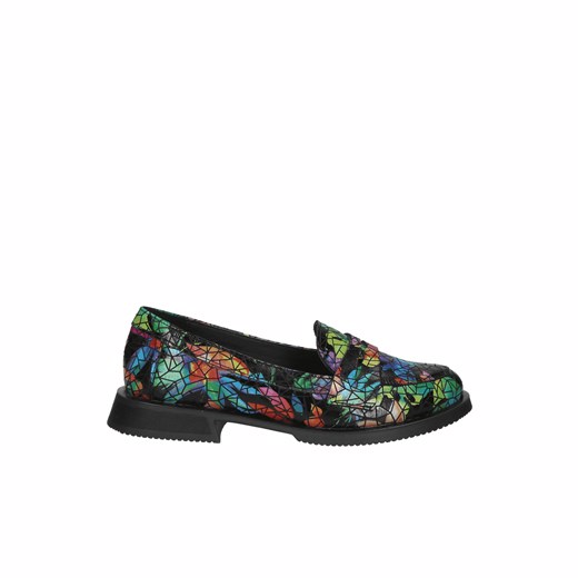 Damskie, kolorowe loafersy ze skóry naturalnej, Conhpol Relax, RE2755-02 37 Konopka Shoes