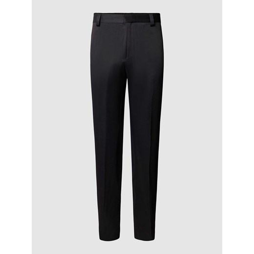 Spodnie z zakładkami w pasie o kroju regular fit z dodatkiem wiskozy model ‘Teagen’ ze sklepu Peek&Cloppenburg  w kategorii Spodnie męskie - zdjęcie 169737394