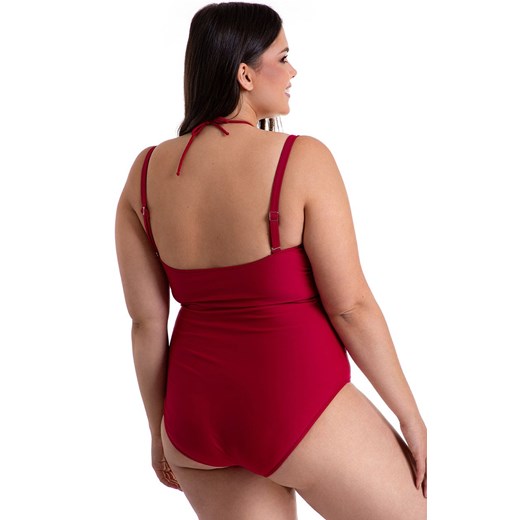 Strój kąpielowy jednoczęściowy czerwony 501/1, Kolor czerwony, Rozmiar 3XL, Primo ze sklepu Intymna w kategorii Stroje kąpielowe - zdjęcie 169737662