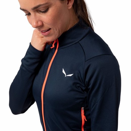 SALEWA bluza damska z polaru niebieska jesienna 