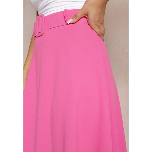 Spódnica Renee elegancka różowa midi 