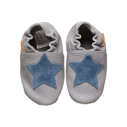 lamino Skórzane buty w kolorze jasnoszarym do raczkowania ze sklepu Limango Polska w kategorii Buciki niemowlęce - zdjęcie 169747092