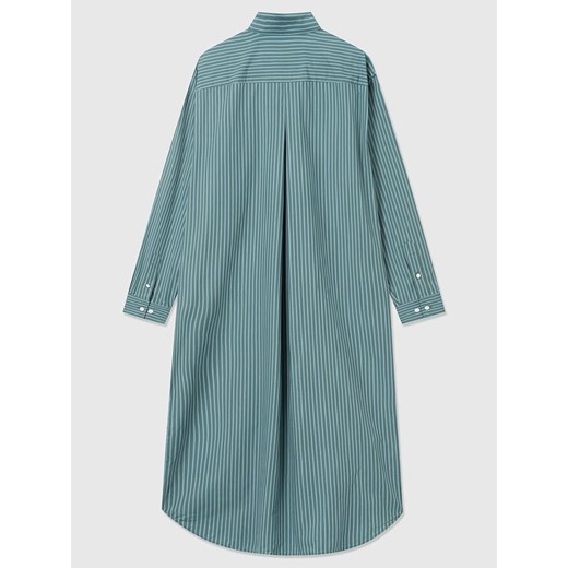 Wood sukienka mini casual z długimi rękawami luźna koszulowa 