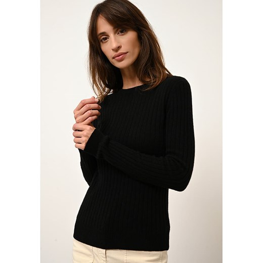 Just Cashmere Kaszmirowy sweter &quot;Avana&quot; w kolorze czarnym ze sklepu Limango Polska w kategorii Swetry damskie - zdjęcie 169747342