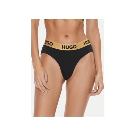 Hugo Figi klasyczne Sporty Logo 50480165 Czarny ze sklepu MODIVO w kategorii Majtki damskie - zdjęcie 169747902