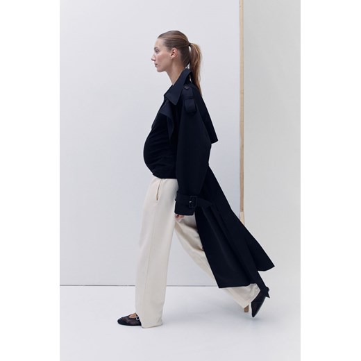 H & M - MAMA Joggersy Before & After - Biały ze sklepu H&M w kategorii Spodnie ciążowe - zdjęcie 169748571