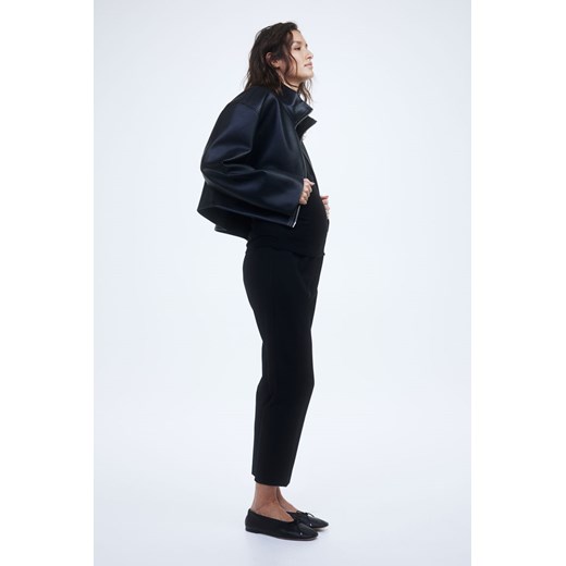 H & M - MAMA Spodnie cygaretki do kostki - Czarny ze sklepu H&M w kategorii Spodnie ciążowe - zdjęcie 169748983