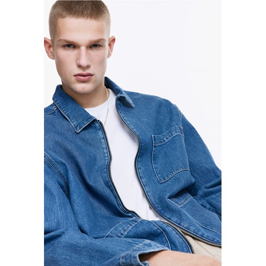 Niebieska kurtka męska H & M casual 