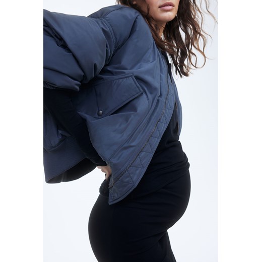 H & M - MAMA Spódnica z bawełnianego dżerseju - Czarny ze sklepu H&M w kategorii Spodnie ciążowe - zdjęcie 169749084