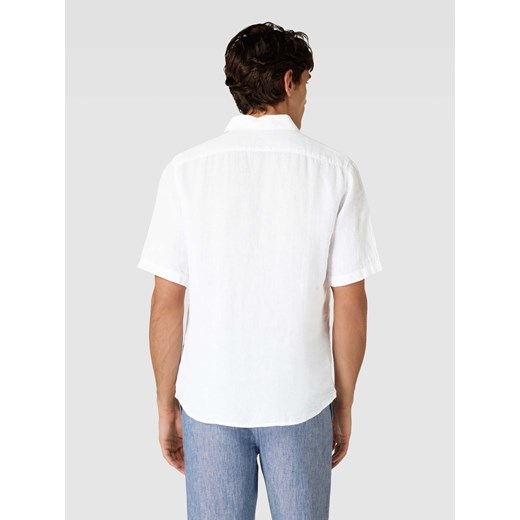 Koszula lniana o kroju regular fit z rękawem o dł. 1/2 model ‘Rash’ L Peek&Cloppenburg 
