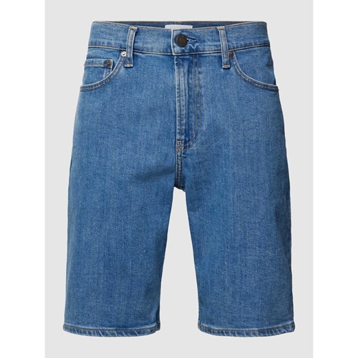 Szorty jeansowe o kroju slim fit z 5 kieszeniami ze sklepu Peek&Cloppenburg  w kategorii Spodenki męskie - zdjęcie 169751010