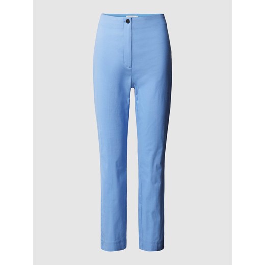 Spodnie o kroju slim fit z kantem ze sklepu Peek&Cloppenburg  w kategorii Spodnie damskie - zdjęcie 169751051