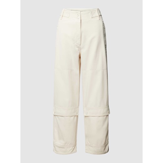 Spodnie materiałowe o kroju regular fit z kieszeniami na nogawkach model ‘GILBERT’ ze sklepu Peek&Cloppenburg  w kategorii Spodnie damskie - zdjęcie 169751191