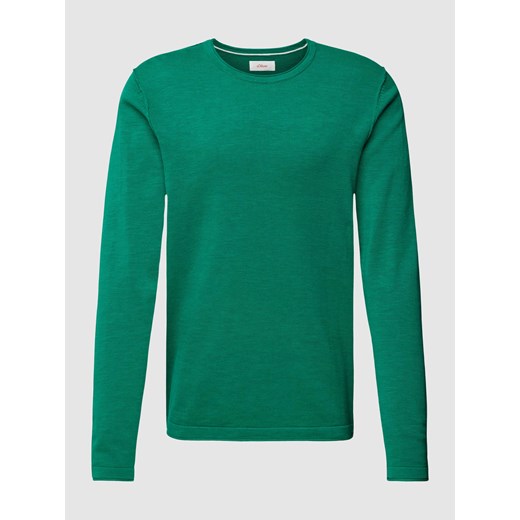 Bluzka z długim rękawem i detalem z logo ze sklepu Peek&Cloppenburg  w kategorii Swetry męskie - zdjęcie 169751224