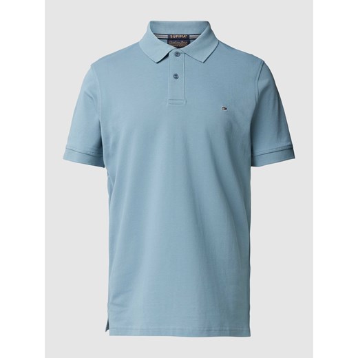 Koszulka polo o kroju slim fit w jednolitym kolorze ze sklepu Peek&Cloppenburg  w kategorii T-shirty męskie - zdjęcie 169751312