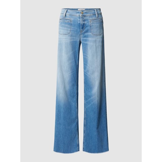Jeansy o rozkloszowanym kroju z dołem bez wykończenia model ‘TESS’ Cambio 40 Peek&Cloppenburg 