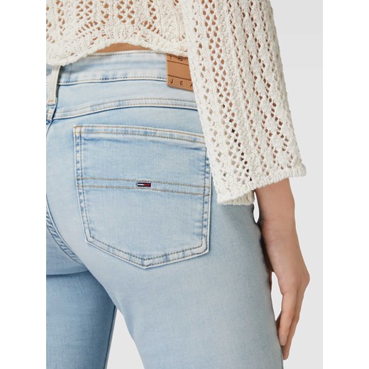 Jeansy o kroju skinny fit z 5 kieszeniami model ‘SOPHIE’ Tommy Jeans 28/30 Peek&Cloppenburg 