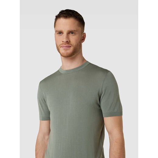 T-shirt w jednolitym kolorze Profuomo L Peek&Cloppenburg