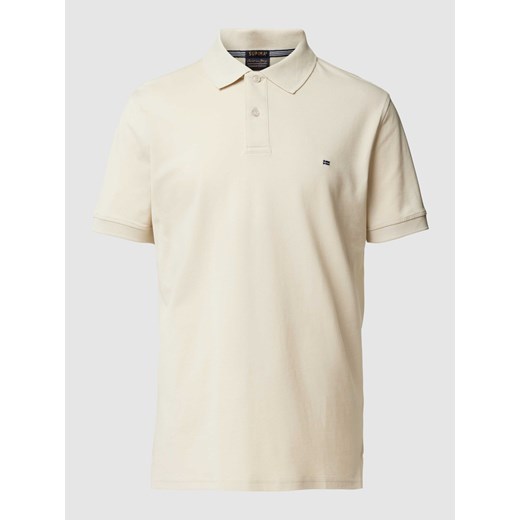 Koszulka polo o kroju slim fit w jednolitym kolorze ze sklepu Peek&Cloppenburg  w kategorii T-shirty męskie - zdjęcie 169751952