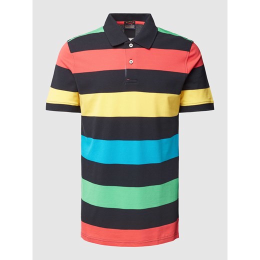 Koszulka polo o kroju regular fit ze wzorem w paski ze sklepu Peek&Cloppenburg  w kategorii T-shirty męskie - zdjęcie 169751994