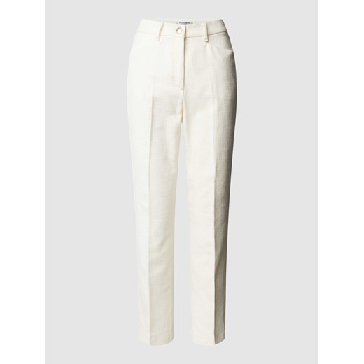 Spodnie materiałowe o kroju super slim fit w kant model ‘Lorella Kick’ ze sklepu Peek&Cloppenburg  w kategorii Spodnie damskie - zdjęcie 169752012